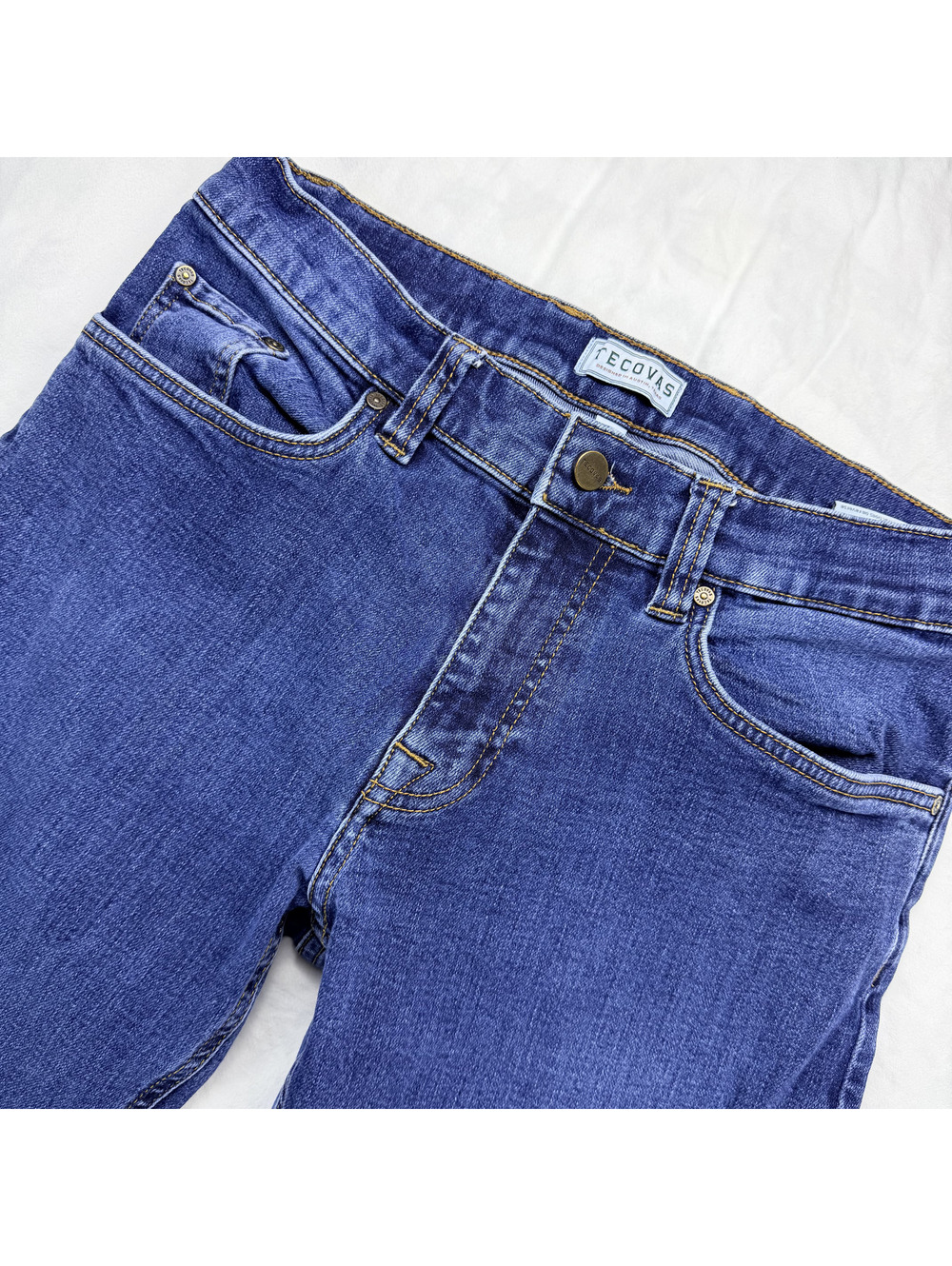 Tecovas Slim Jeans Mens 32x32 Dark Blue Stretch Denim Western Cowboy